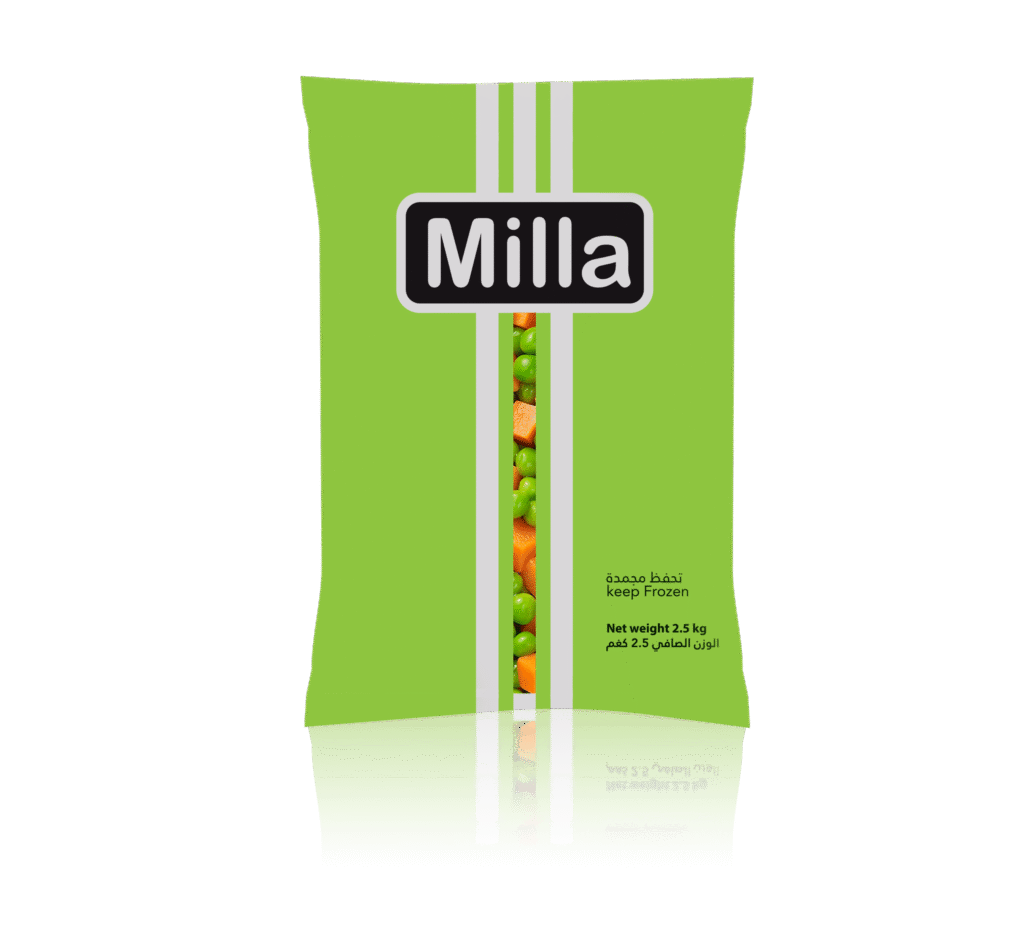 Milla Peas and Diced Carrots